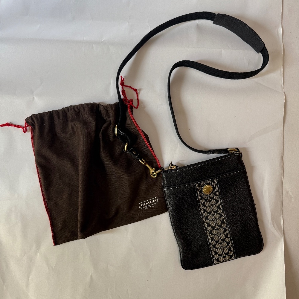 COACH Crossbody Dark Brown Leather Bag